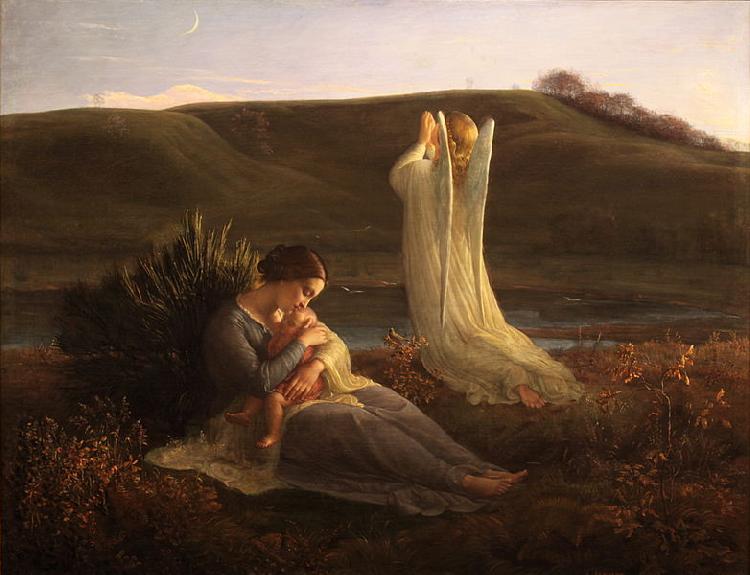 Louis Janmot The Angel and the Mother oil painting picture